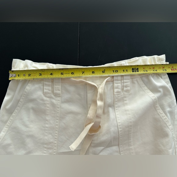 A.L.C paperbag Thomas Pant white/ivory canvas 8 NWT - Picture 8 of 9